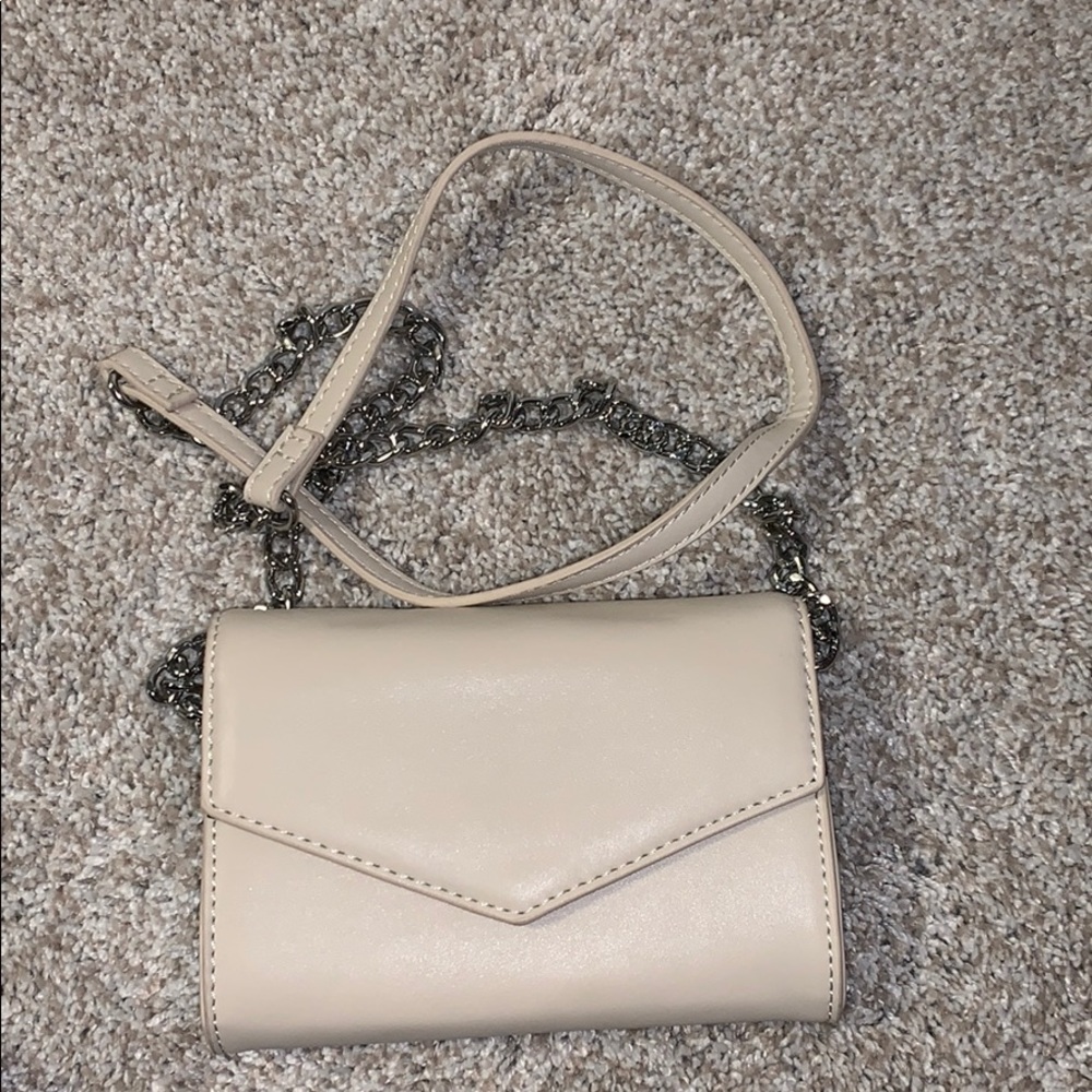 Nude crossbody purse